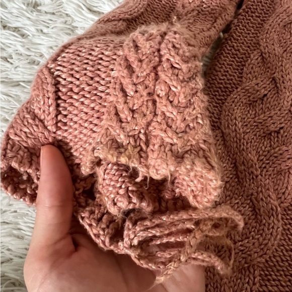 For Love and Lemons x Knitz - Wythe Cardigan in rose - Picture 6 of 8